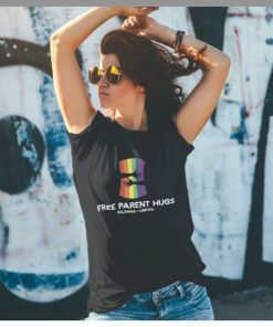 Free Mom or Dad or Parent Non Binary Hugs Kelowna Pride LGBT