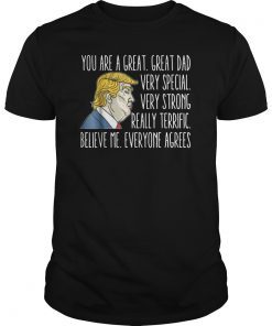 Funny Donald Trump Dad Gift Father's Day Shirts