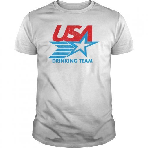 Funny Independence Day T Shirt USA Drinking Team 4th of July