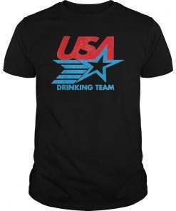 Funny Independence Day Tee Shirt USA Drinking Team 4th of July