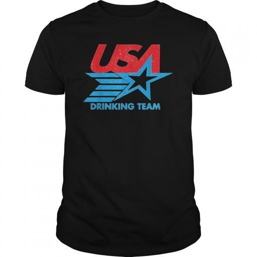 Funny Independence Day Tee Shirt USA Drinking Team 4th of July