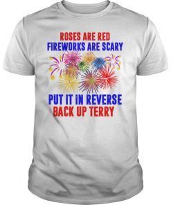 Funny Put It In Reverse Back Up Terry Fireworks 4th Of July Gift T-Shirt
