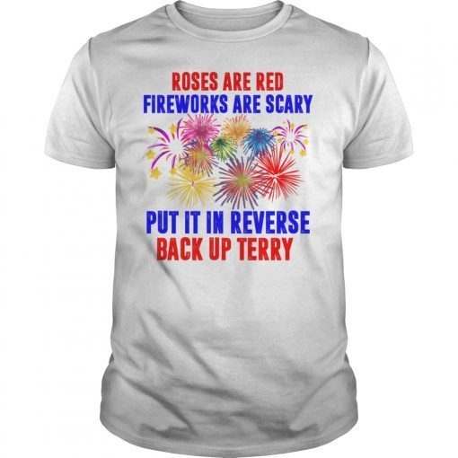 Funny Put It In Reverse Back Up Terry Fireworks 4th Of July Gift T-Shirt
