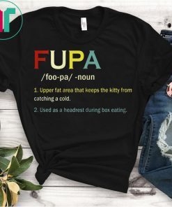 Funny Vintage Fupa Noun Gift T-Shirt