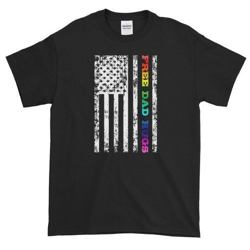 Gay Pride, Gay Pride Shirt, Gay Pride Tshirt, LGBT Pride Shirt, Lgbt Pride Tshirt, LGBT Pride, USA Flag, American Flag, Free Dad Hugs