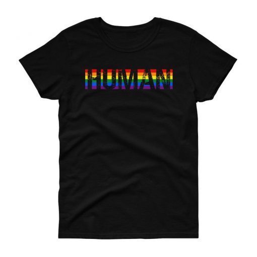 Gay Pride Shirt, Women Men, Human Shirt Gift, LGBT T-shirt, LBGTQ Tshirt, Gay Pride Festival Graphic Tee, Sexuality Tops