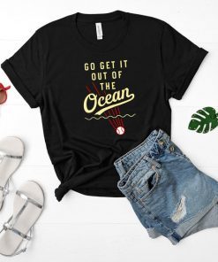 Go get it out of the ocean t shirt Gold color funny LA Dodgers Baseball shirt Gold Edition Unisex