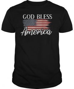 God Bless America Shirt I 4th of July Patriotic USA T-Shirt