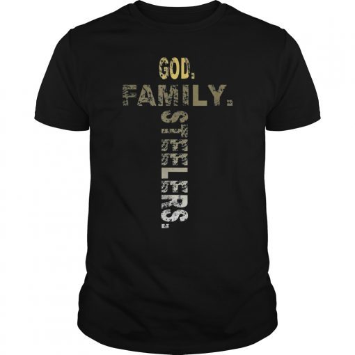 God Family Steelers T Shirt Father's Day Gift T-Shirt Tee