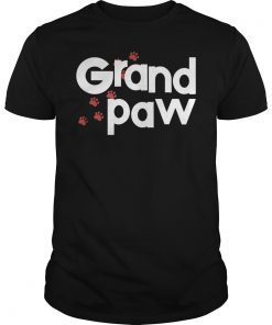 Grand Paw Dog Lover Pet Grandpa Graphic T-shirt