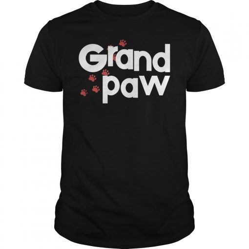 Grand Paw Dog Lover Pet Grandpa Graphic T-shirt
