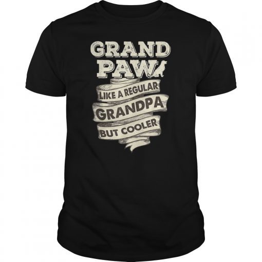 Grand Paw Like Regular Grandpa But Cooler Dog Lovers Classic TShirt