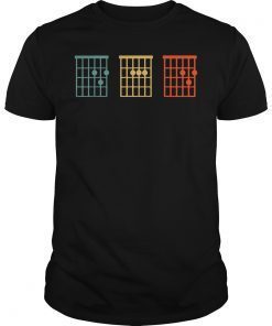 Guitar Chord Mean Dad Funny Music Father Day T-Shirt