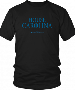 HOUSE CAROLINA TEE SHIRT CAROLINA PANTHERS - GAME OF THRONES