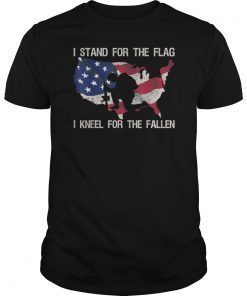 I Stand For The Flag Kneel For The Fallen Memorial Day Shirt