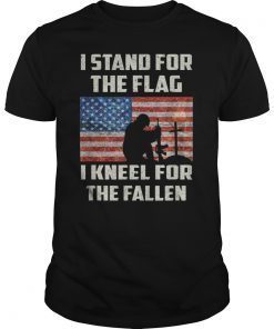 I Stand For The Flag Kneel For The Fallen Memorial Day Tshirt