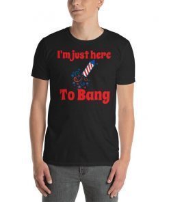 I'm just here to bang T shirt 4th of July T shirt Unisex T-Shirt