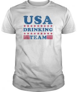 Independence Day Shirt USA Drinking Team Funny 4th of July