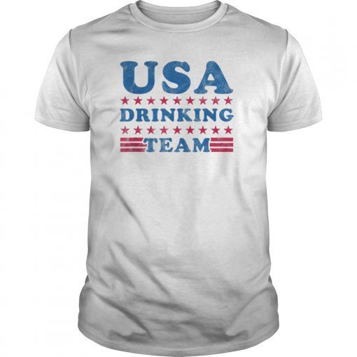 Independence Day Shirt USA Drinking Team Funny 4th of July