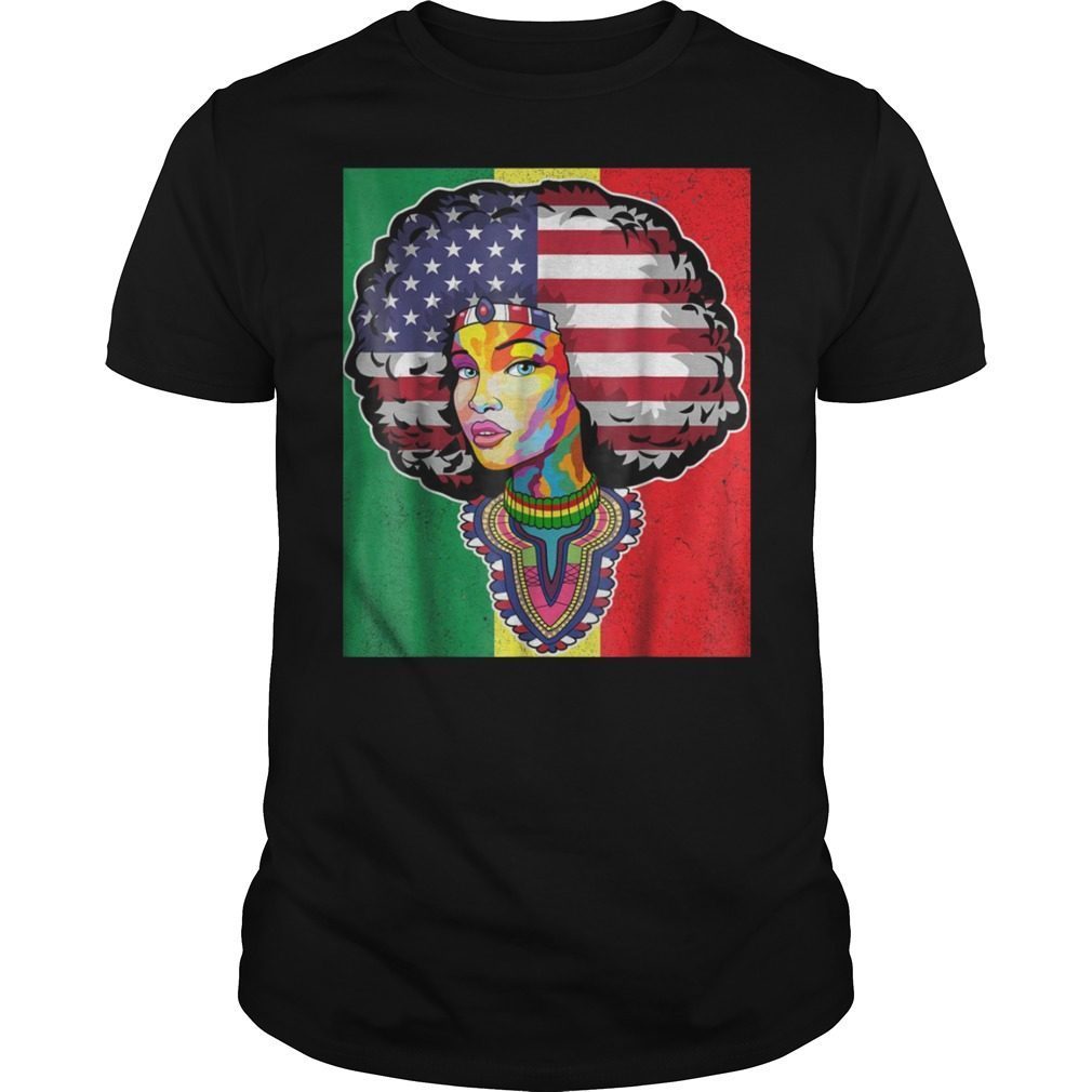 Juneteenth Dashiki American Flag T Shirt - OrderQuilt.com