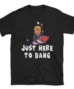 Just Here To Bang 4th of July T Shirt Premium T-Shirt, Just Here To Bang 4th of July T-Shirt , Just Here To Bang T-Shirt