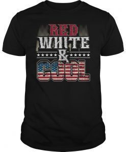 Kids Boys 4th Of July Red White And Cool Patriotic Stars Stripes Tee Shirt