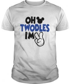 Kids I'm Twodles, 2nd Birthday Shirt, Second Birthday Mouse Gift T-Shirts