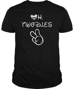 Kids Oh Twodles Happy 2nd Birthday Tshirt for Kids