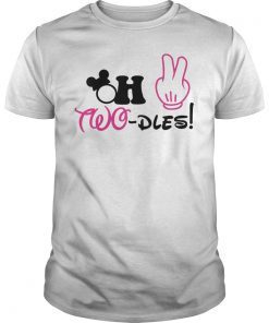 Kids Two Year Old Birthday Tee, Oh Twodles, I'm Two, 2nd Birthday Tee Shirt