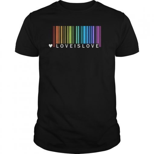 LGBT Pride Love Is Love Shirt Gay Pride Awareness Men Women T-Shirts