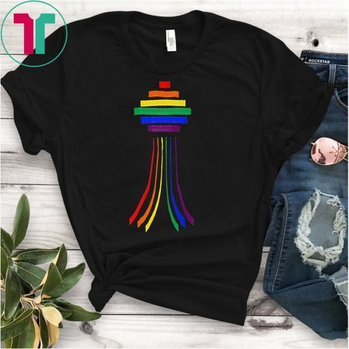 LGBTQ+ Seattle Pride Rainbow T-Shirt