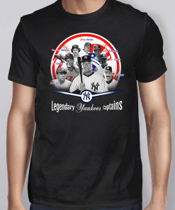 Legendary Yankees Captains Team Tee Shirt