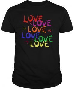 Love Is Love Strong LGBT Tee Shirts