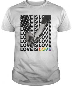 Love Is Love T-Shirt LGBT Pride Gift Tee Shirts