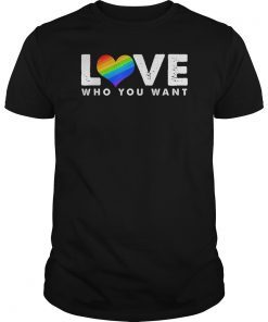 Love Who You Want Shirt LGBT Pride T-shirt