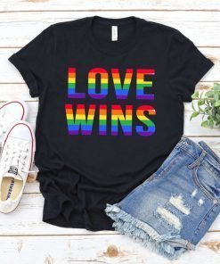 Love Wins LGBT Pride Shirt Rainbow Pride Shirt LGBT shirt Gay pride shirt Pride shirt Lesbian shirt LGBT pride Equality shirt