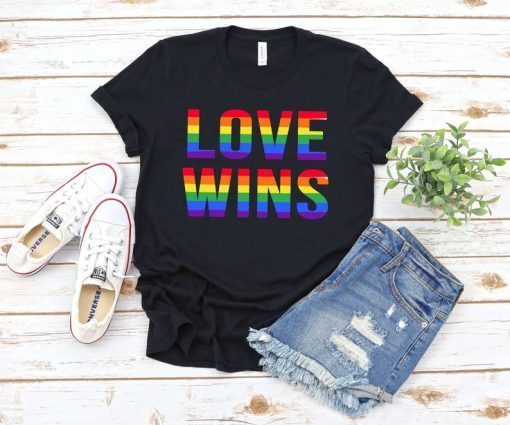 Love Wins LGBT Pride Shirt Rainbow Pride Shirt LGBT shirt Gay pride shirt Pride shirt Lesbian shirt LGBT pride Equality shirt