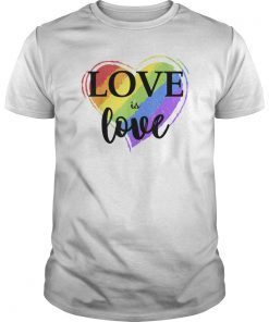 Love is Love LGBT T-shirt Gay Pride Tee