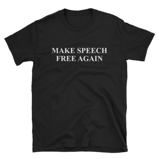Make Speech Free Again, Funny Cute Anti Donald Trump 1st First Amendment Liberal Libertarian Democrat President 2020, Birthday Gift Idea