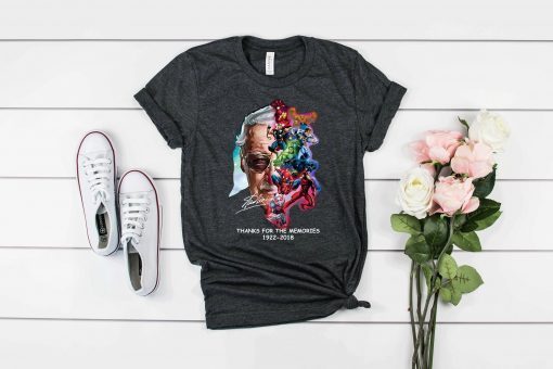 Marvel Avengers Endgame Shirt Stan Lee Shirt TShirt Thanks Memories Marvel Avengers Tee Superheroes Gift Idea for Men Women