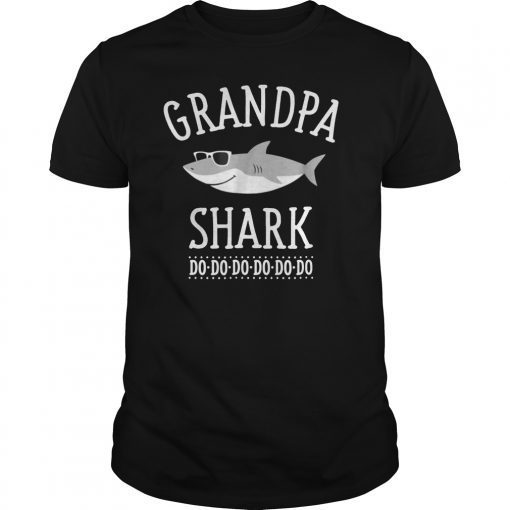 Mens Grandpa Shark T-Shirt