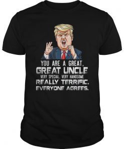 Mens You Are A Great Uncle Donald Trump Father's Day Shirt