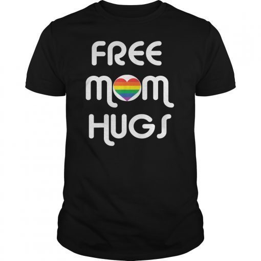 Mens free mom hugs tees shirt lgbt