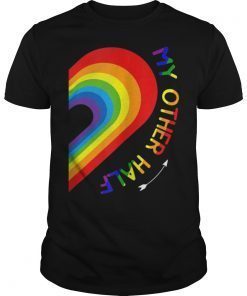 My Other Half Rainbow Gay Teen & Lesbian Couple Gifts TShirts