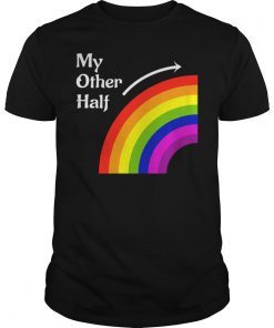 My Other Half Rainbow Right Matching T Shirt