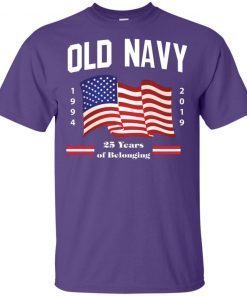 Old Navy Purple Flag 4th of July T-Shirt