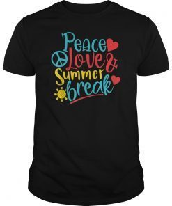 Peace Love & Summer Break T-Shirt
