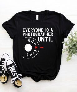 Photographer Shirt ∙ Photography Shirt ∙ Camera ∙ Photography Lover ∙ Everyone Is A Photographer Until Manual Mode ∙ Softstyle Unisex Tee
