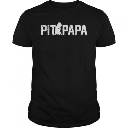 Pit Papa Pitbull Dog T-Shirt