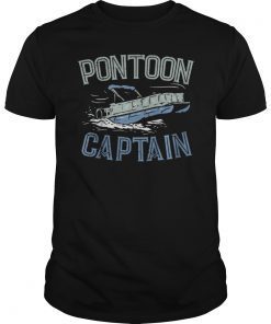 Pontoon Boat Captain Tee Shirt